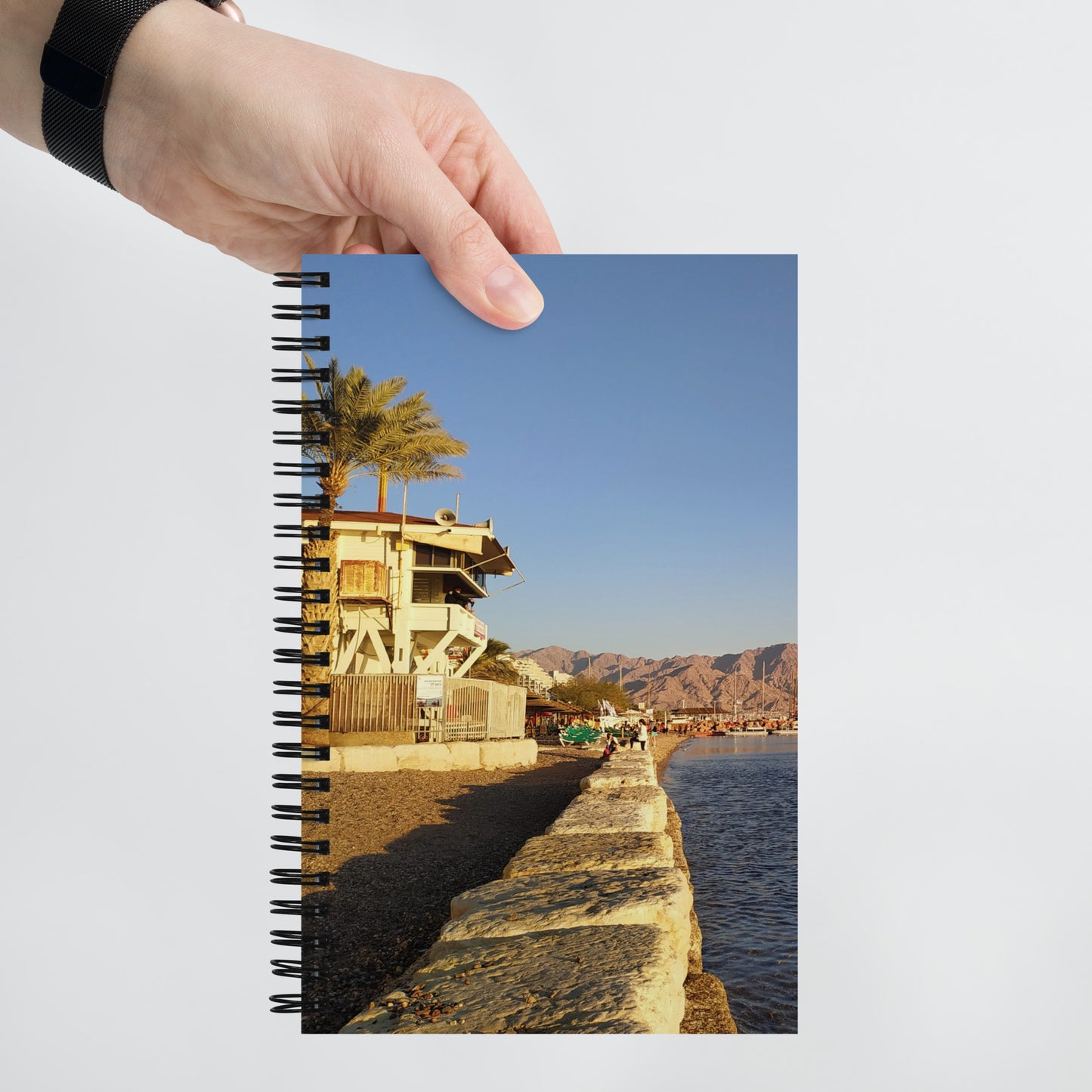 Eilat HaPnina Beach, Israel | Spiral-Notizblock