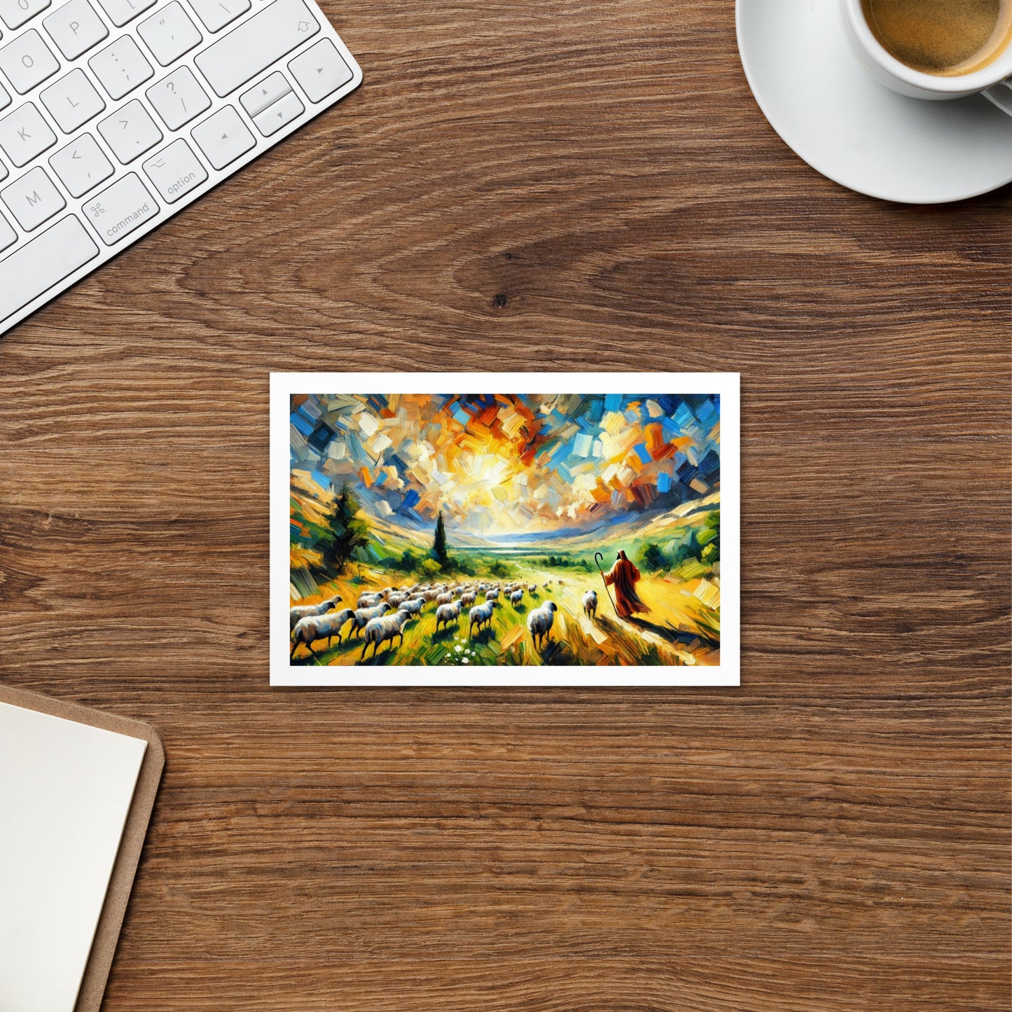The Good Shepherd - Expressionism - Postcard
