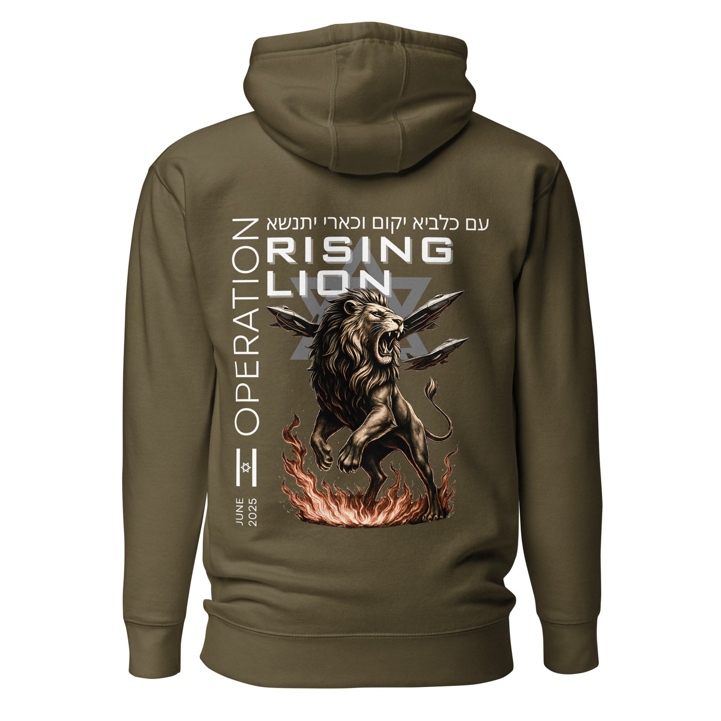 Operation Rising Lion | Herren-Hoodie