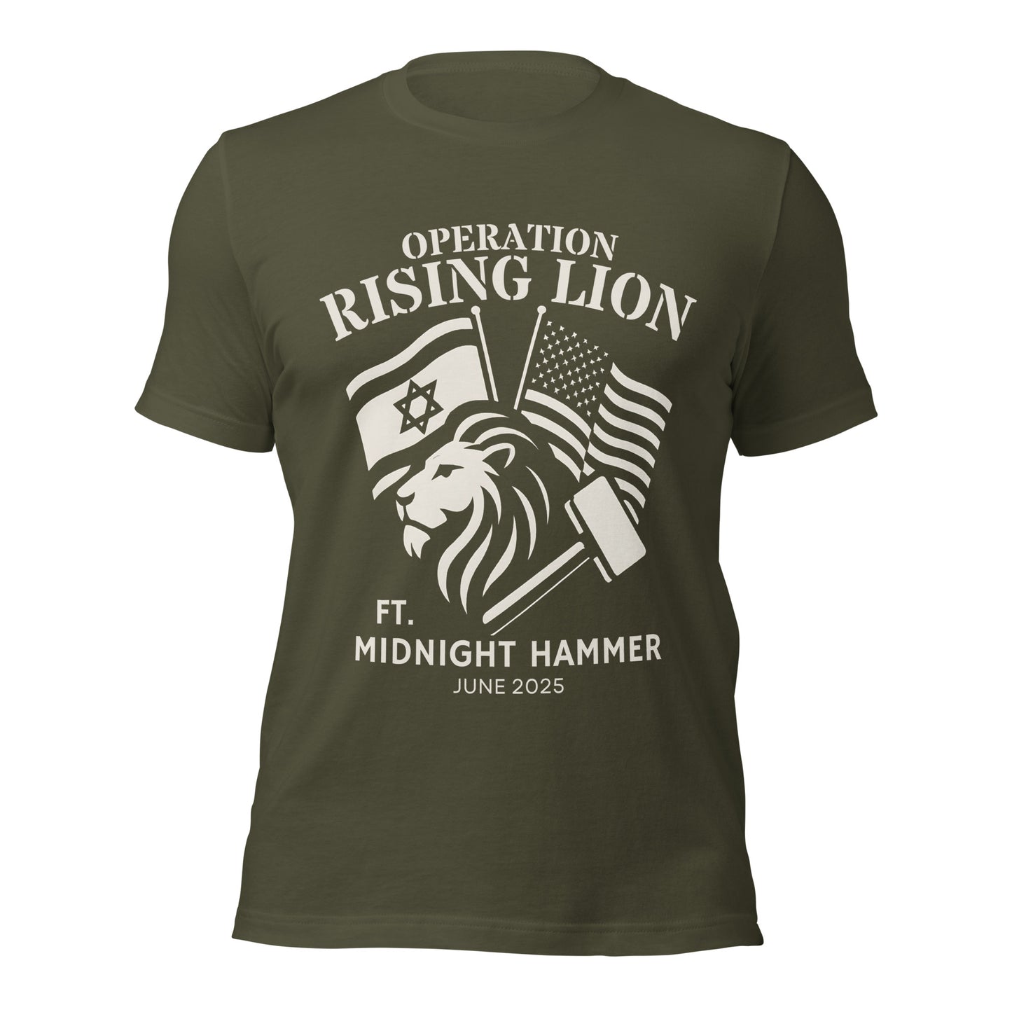 Operation Rising Lion ft. Operation Midnight Hammer - Herren T-Shirt