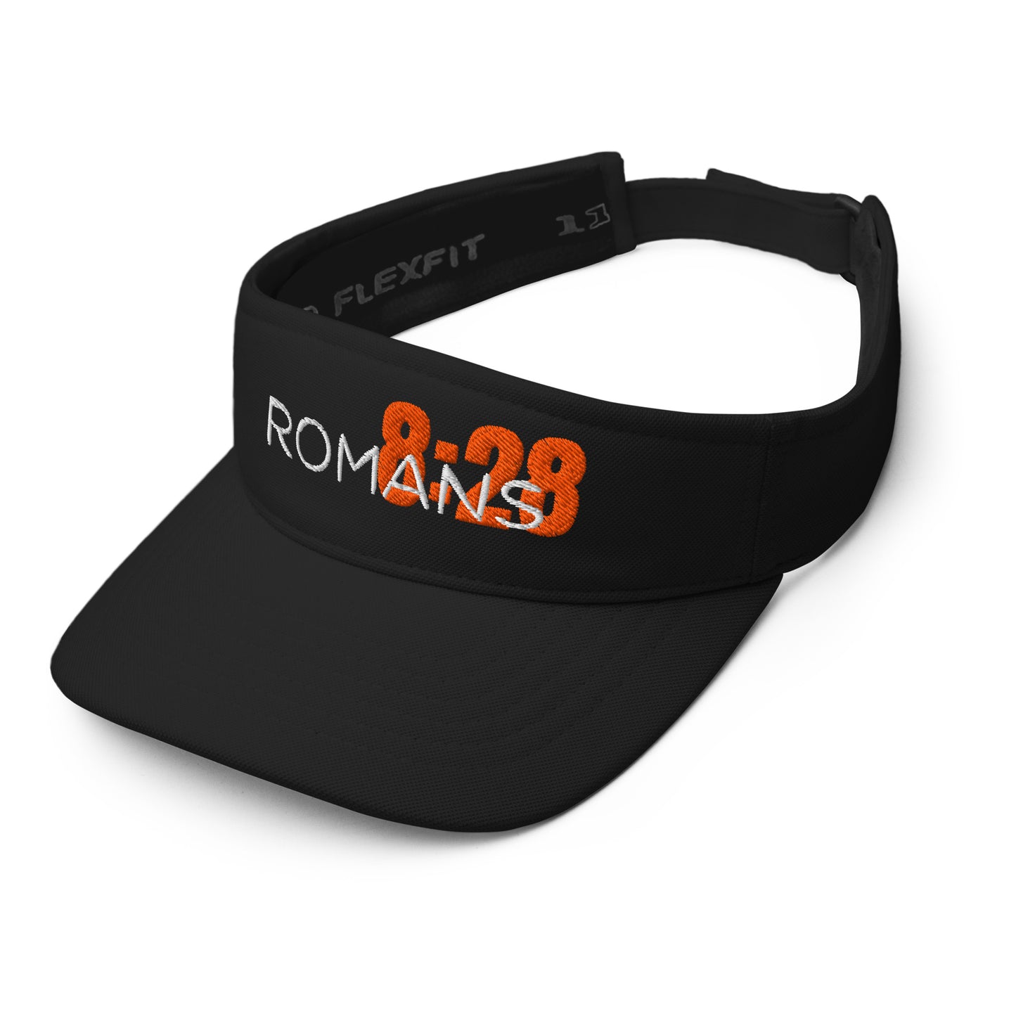 ROMANS 8:28 | Bestickter Visor | black