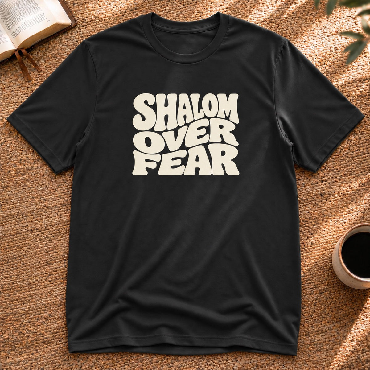 Shalom Over Fear Premium T-Shirt
