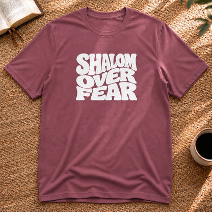 Shalom Over Fear Premium T-Shirt