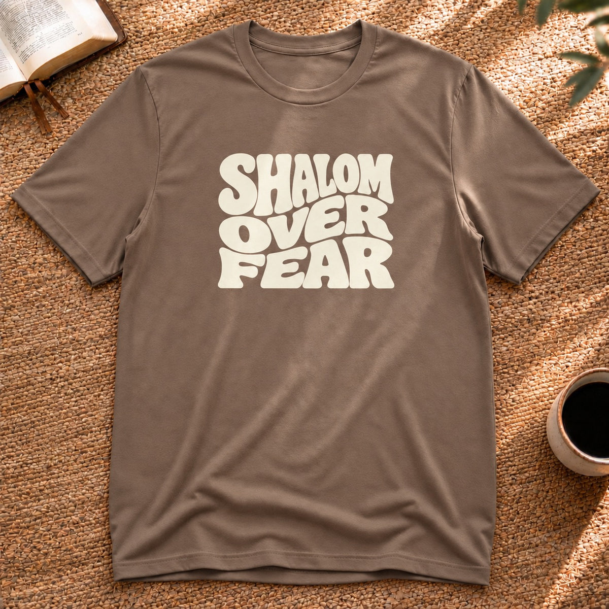 Shalom Over Fear Premium T-Shirt