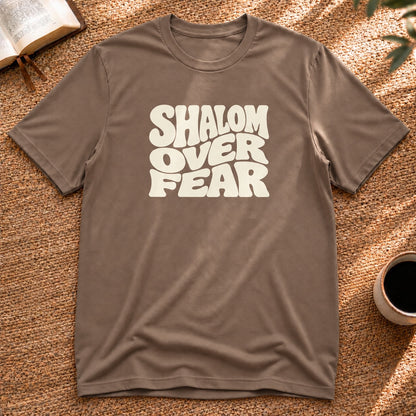 Shalom Over Fear Premium T-Shirt