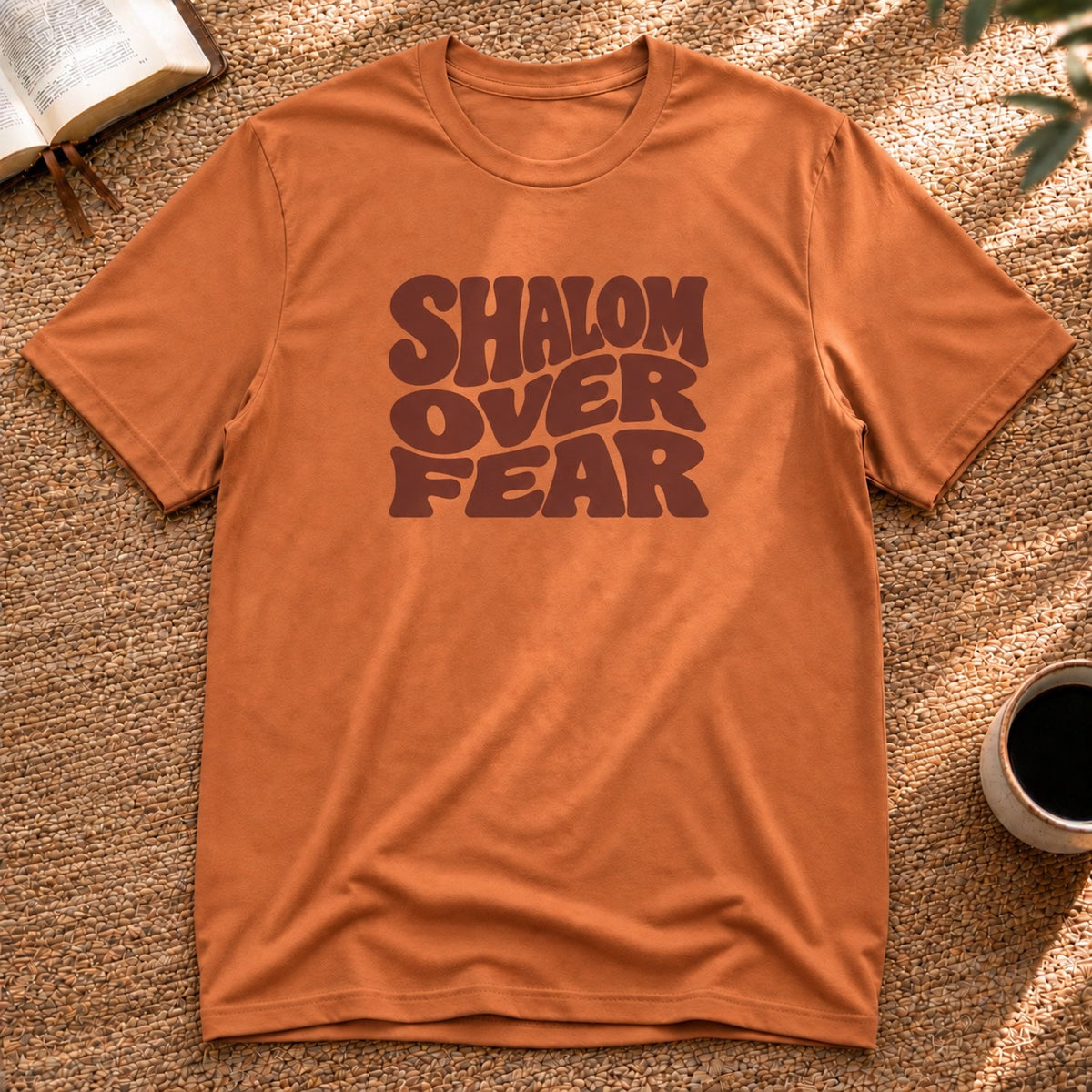 Shalom Over Fear Premium T-Shirt