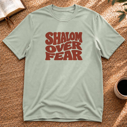 Shalom Over Fear Premium T-Shirt