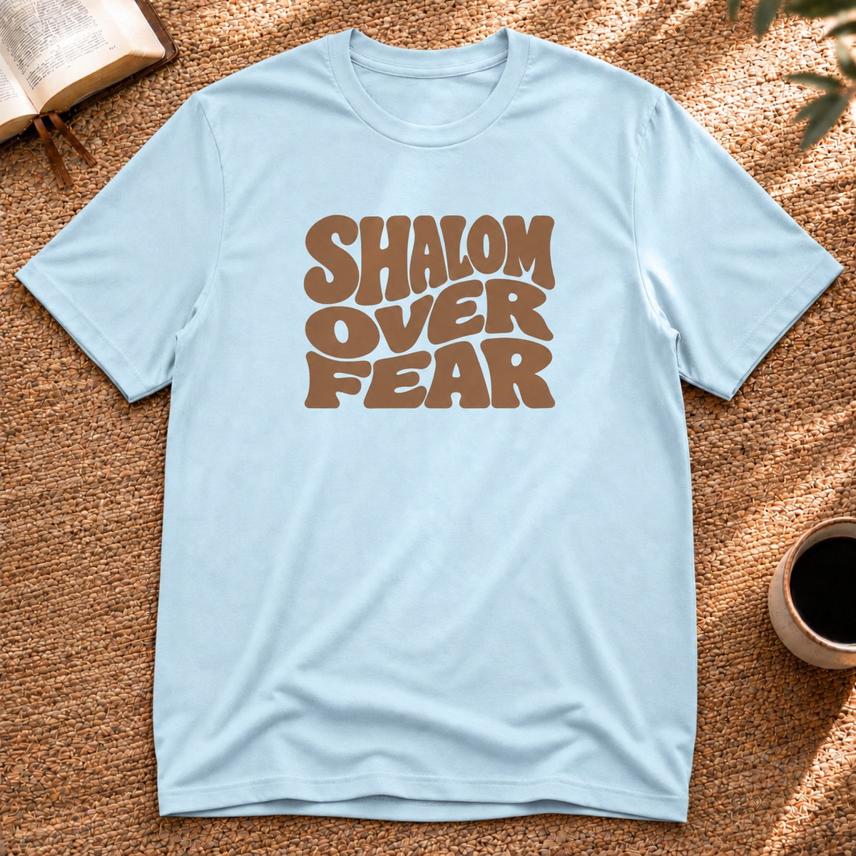 Shalom Over Fear Premium T-Shirt