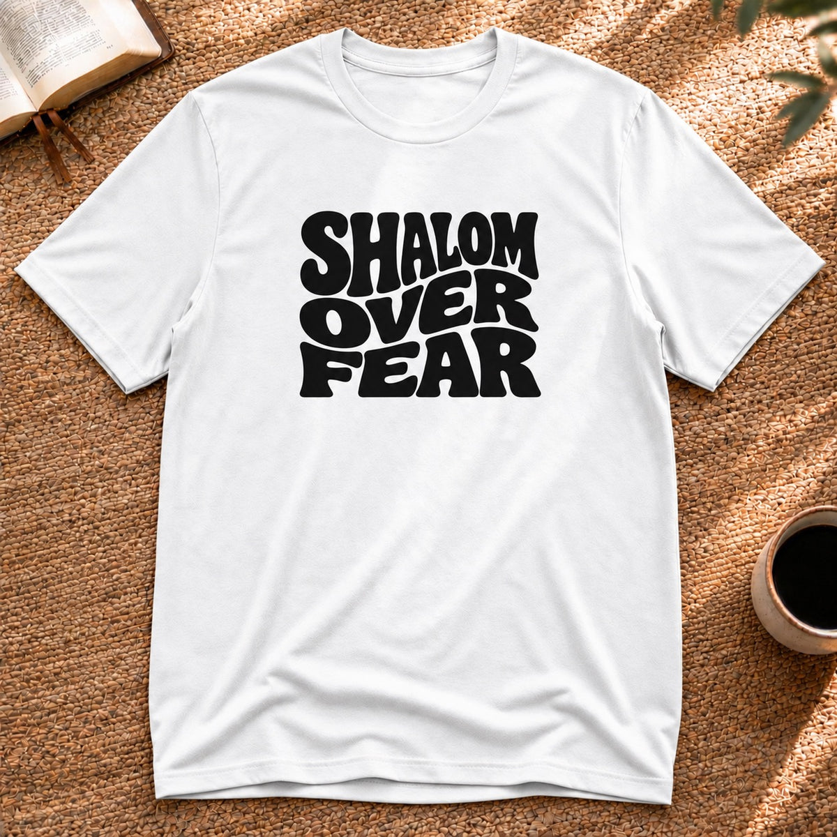 Shalom Over Fear Premium T-Shirt