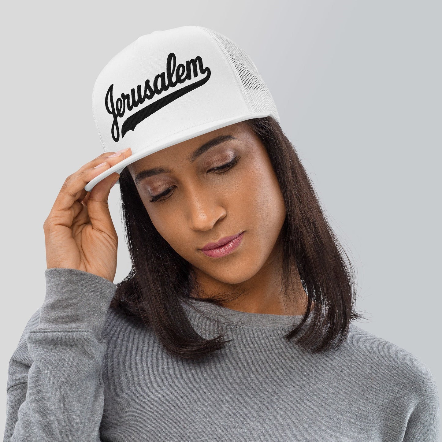 Jerusalem Script Trucker-Cap
