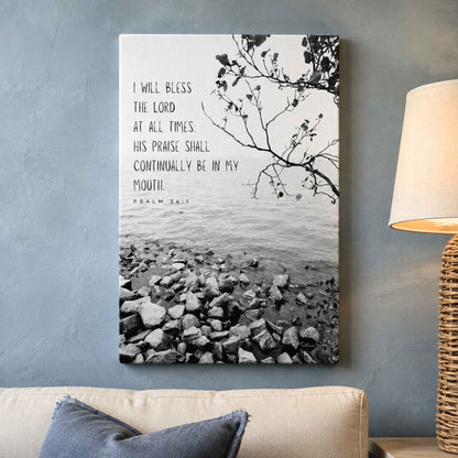 I Will Bless the Lord - Canvas