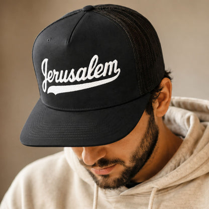 Jerusalem Script Trucker-Cap