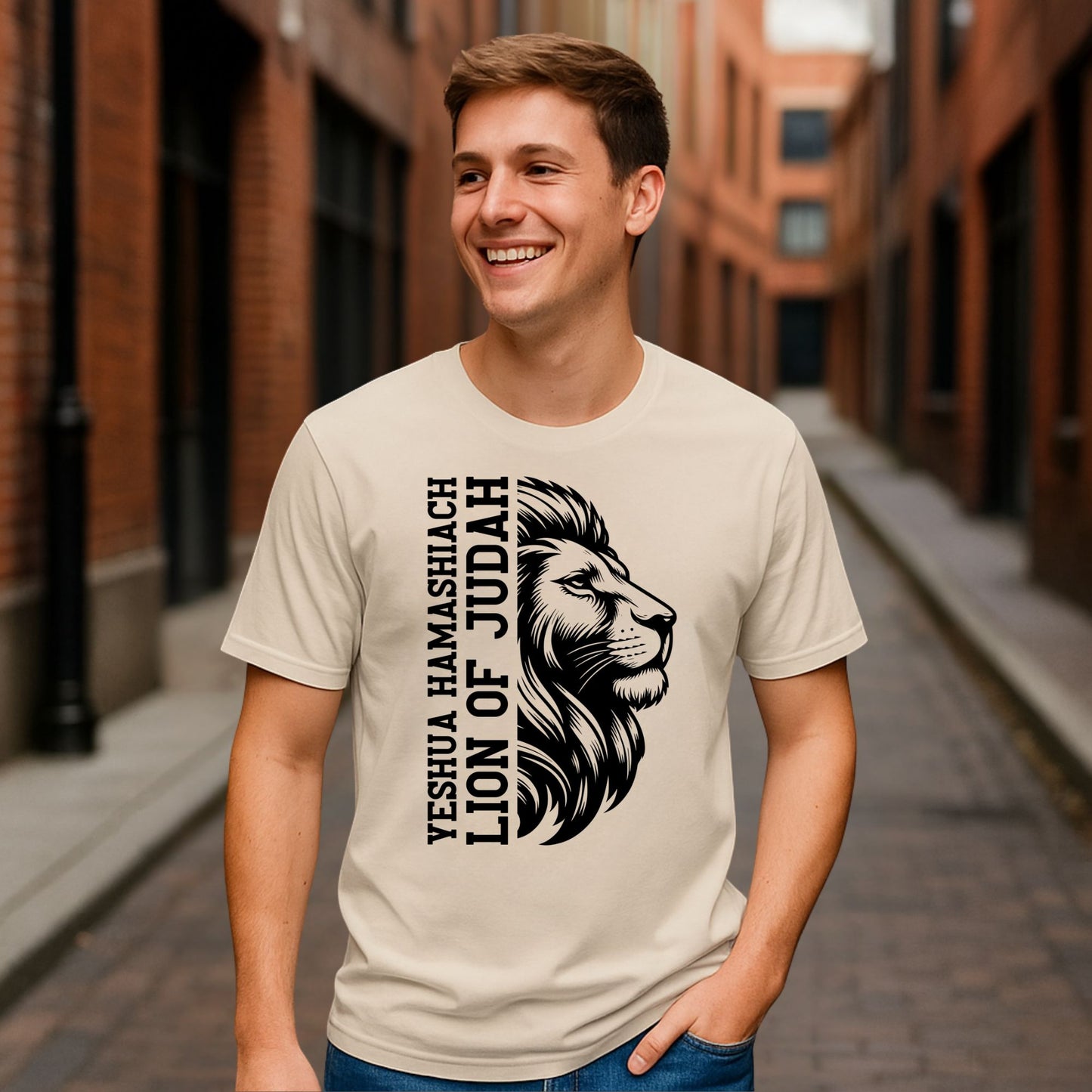 Yeshua HaMashiach LION OF JUDAH | Unisex T-Shirt | 100% Baumwolle