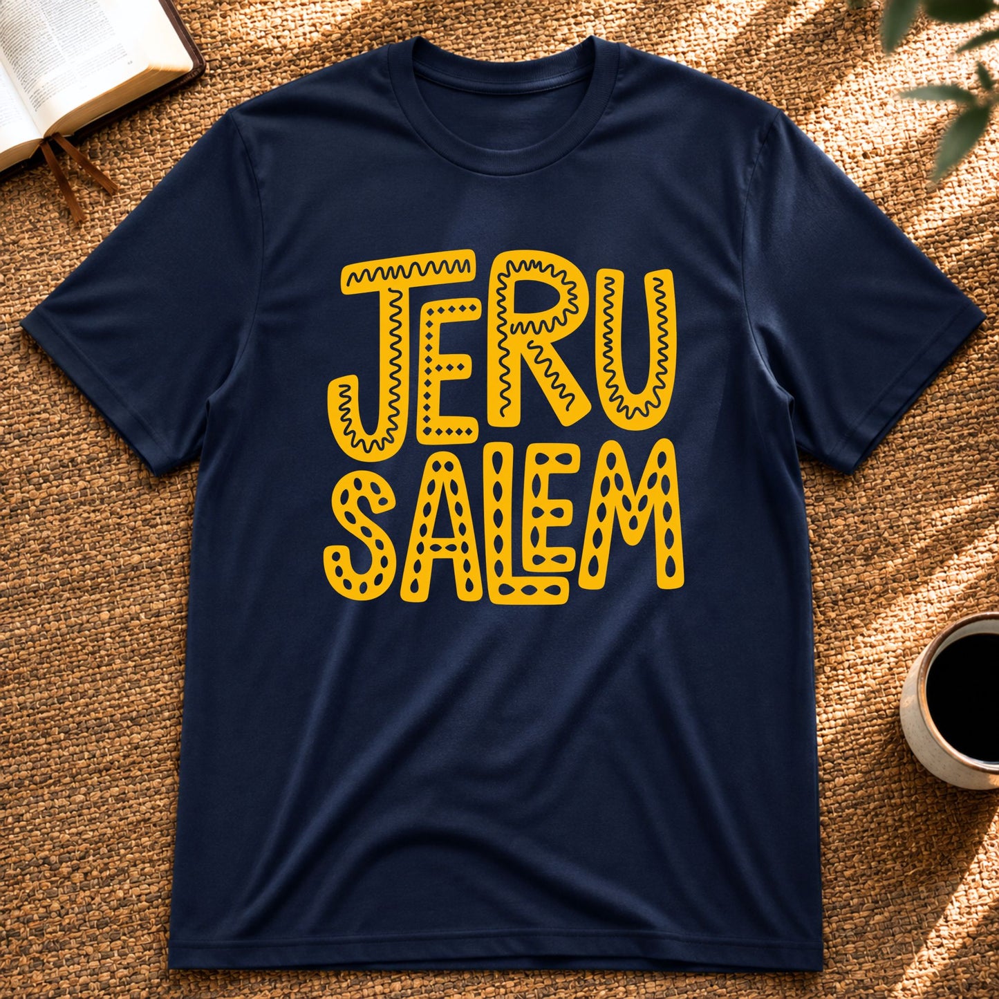 Jerusalem Handlettering T-Shirt | Typography Design