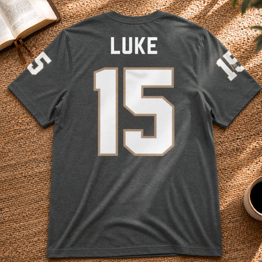 LUKE 15 – Football-Jersey-Style T-Shirt – Unisex