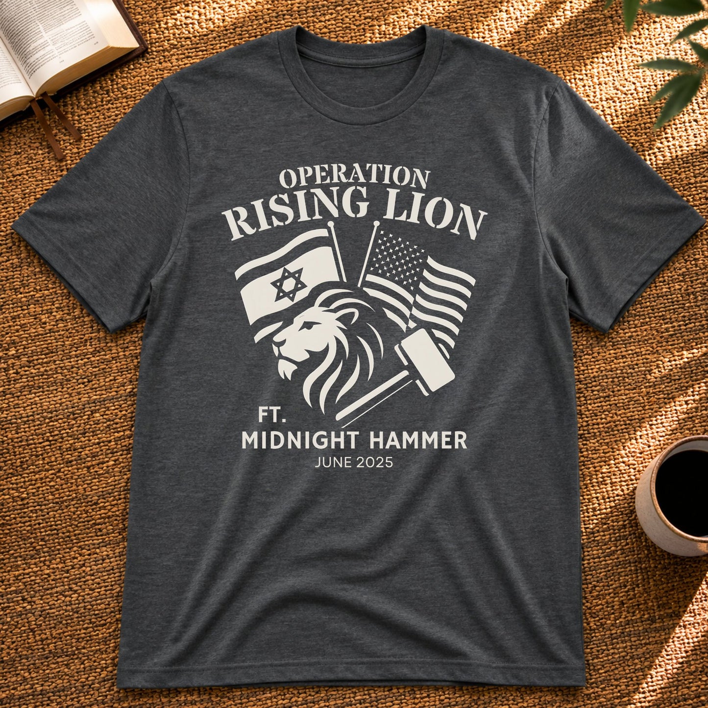 Operation Rising Lion ft. Operation Midnight Hammer - T-Shirt