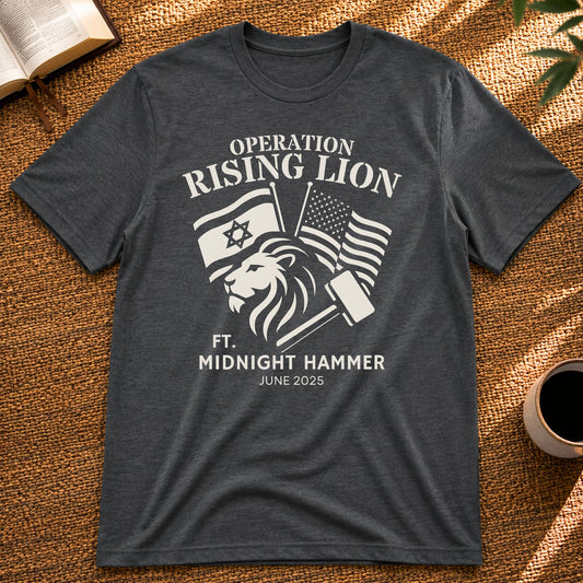 Operation Rising Lion ft. Operation Midnight Hammer - T-Shirt