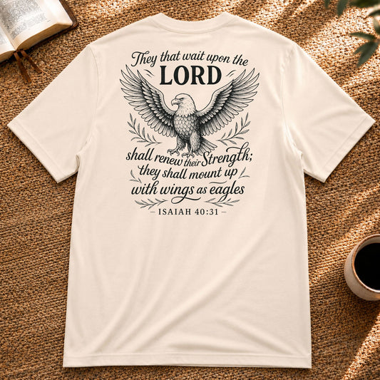 Wings as Eagles – T-Shirt – Isaiah 40:31