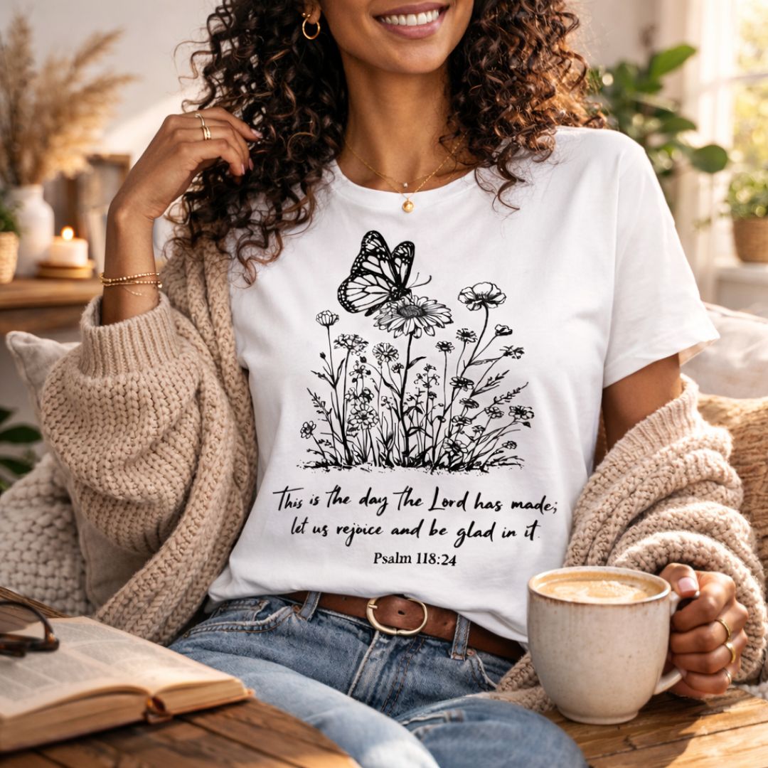 Dies ist der Tag – Psalm 118,24 – Damen T-Shirt