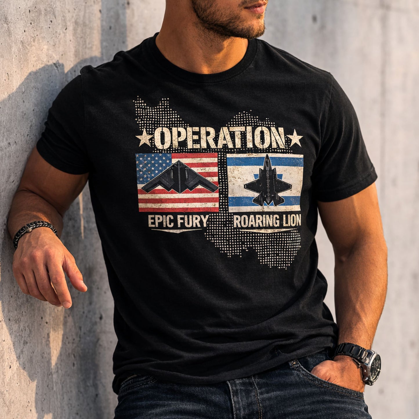 USA – Israel – Operation Roaring Lion & Epic Fury T-Shirt