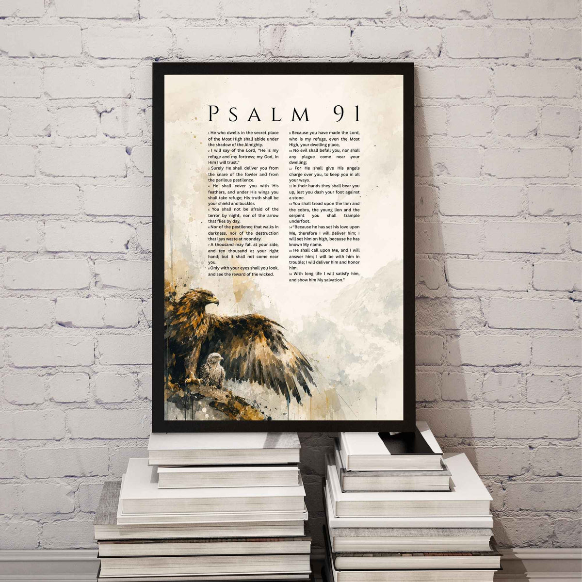 Psalm 91 – Full Text – Fine Art Print