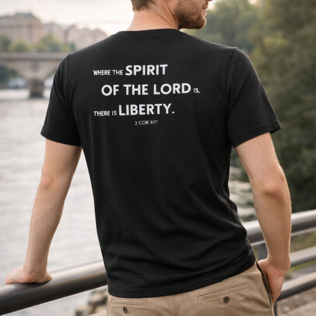 Wo der Geist des Herrn ist, da ist Freiheit | Minimalistisches T-Shirt