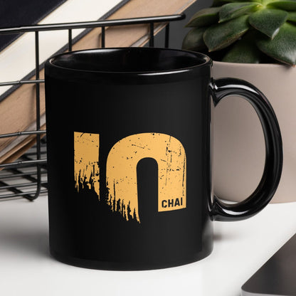 Chai חי – Leben – Schwarze Keramiktasse