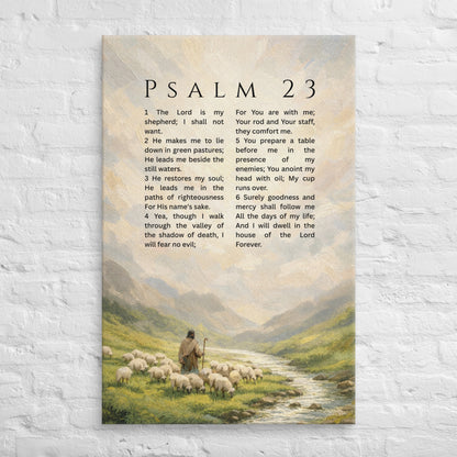 Psaume 23 – Toile – « L'Éternel est mon berger »