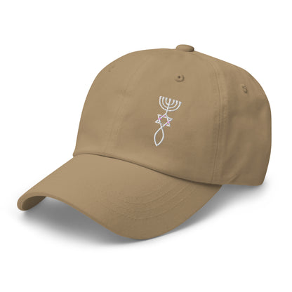 Messianisches Siegel von Jerusalem | Klassische Baseball-Cap | Urchristen-Symbol - Khaki