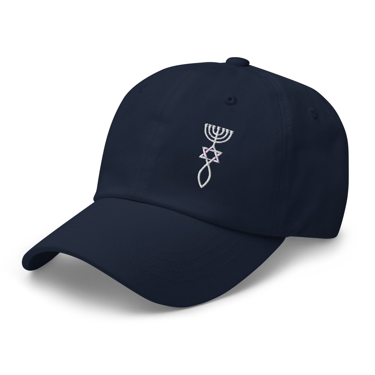Messianisches Siegel von Jerusalem | Klassische Baseball-Cap | Urchristen-Symbol - navy