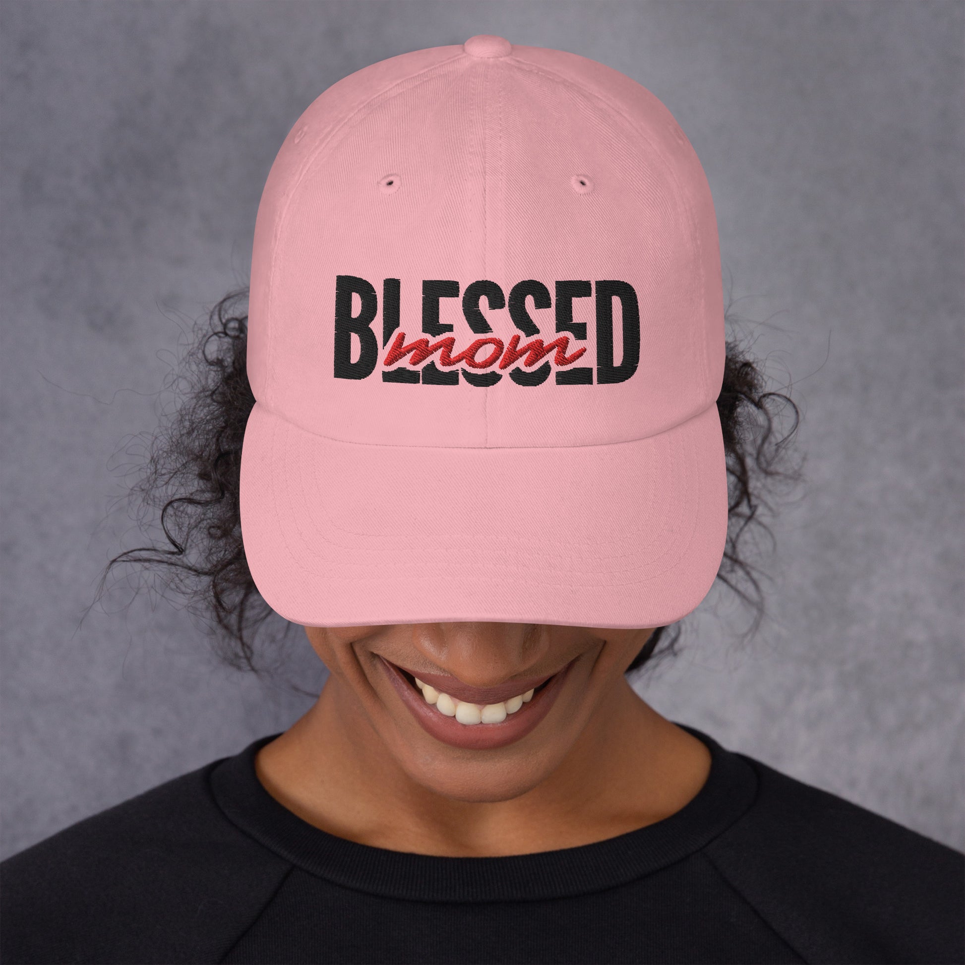Blessed Mom – 100% cotton – embroidered baseball cap for mothers