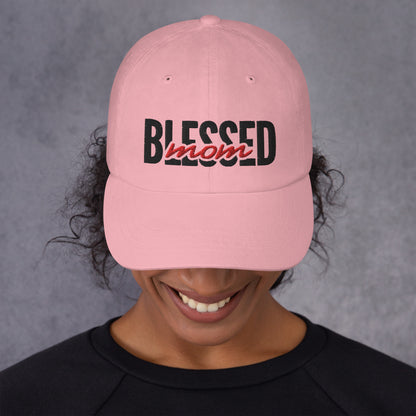 Blessed Mom – 100% cotton – embroidered baseball cap for mothers