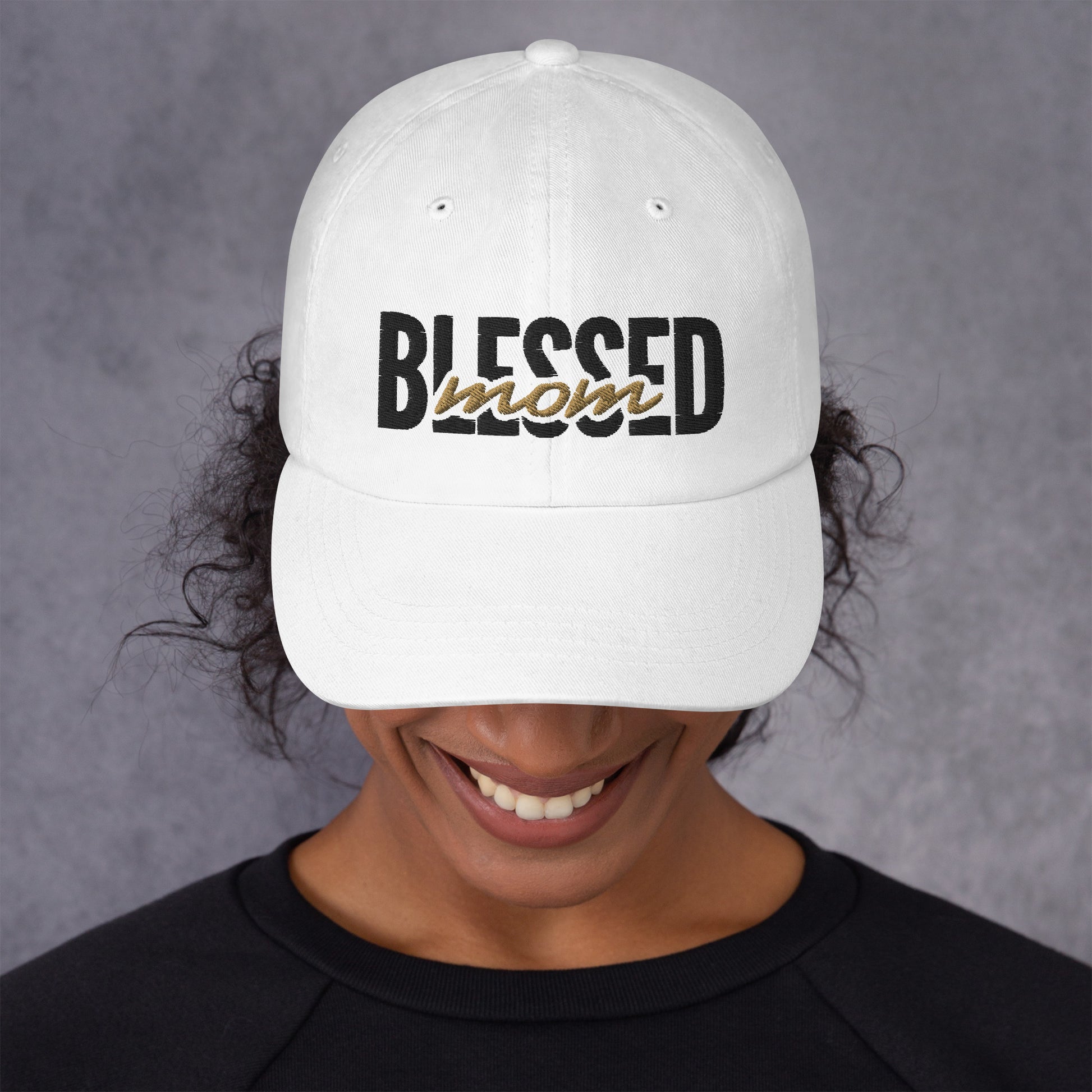 Blessed Mom – 100% cotton – embroidered baseball cap for mothers