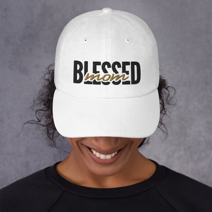 Blessed Mom – 100% cotton – embroidered baseball cap for mothers