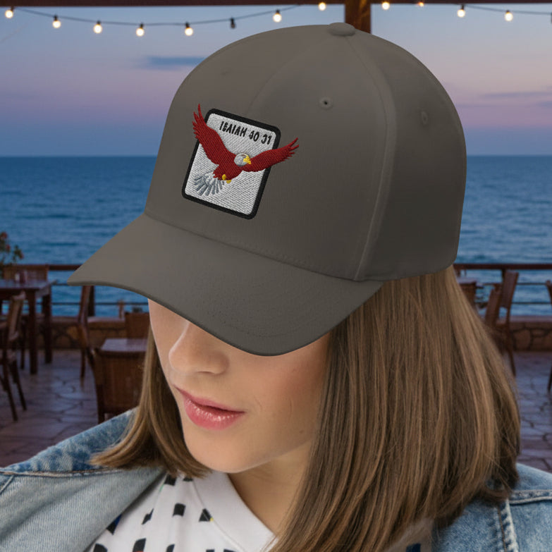 With Wings as Eagles – Isaiah 40:31 – Embroidered Cap