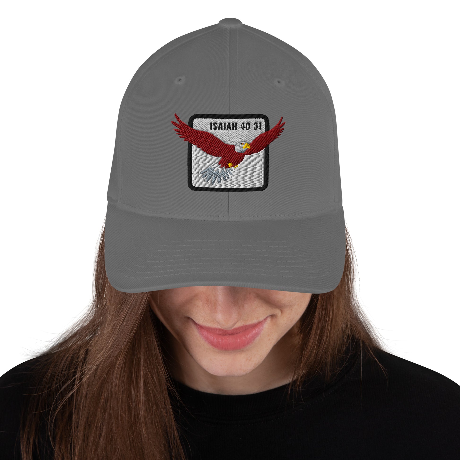 With Wings as Eagles – Isaiah 40:31 – Embroidered Cap
