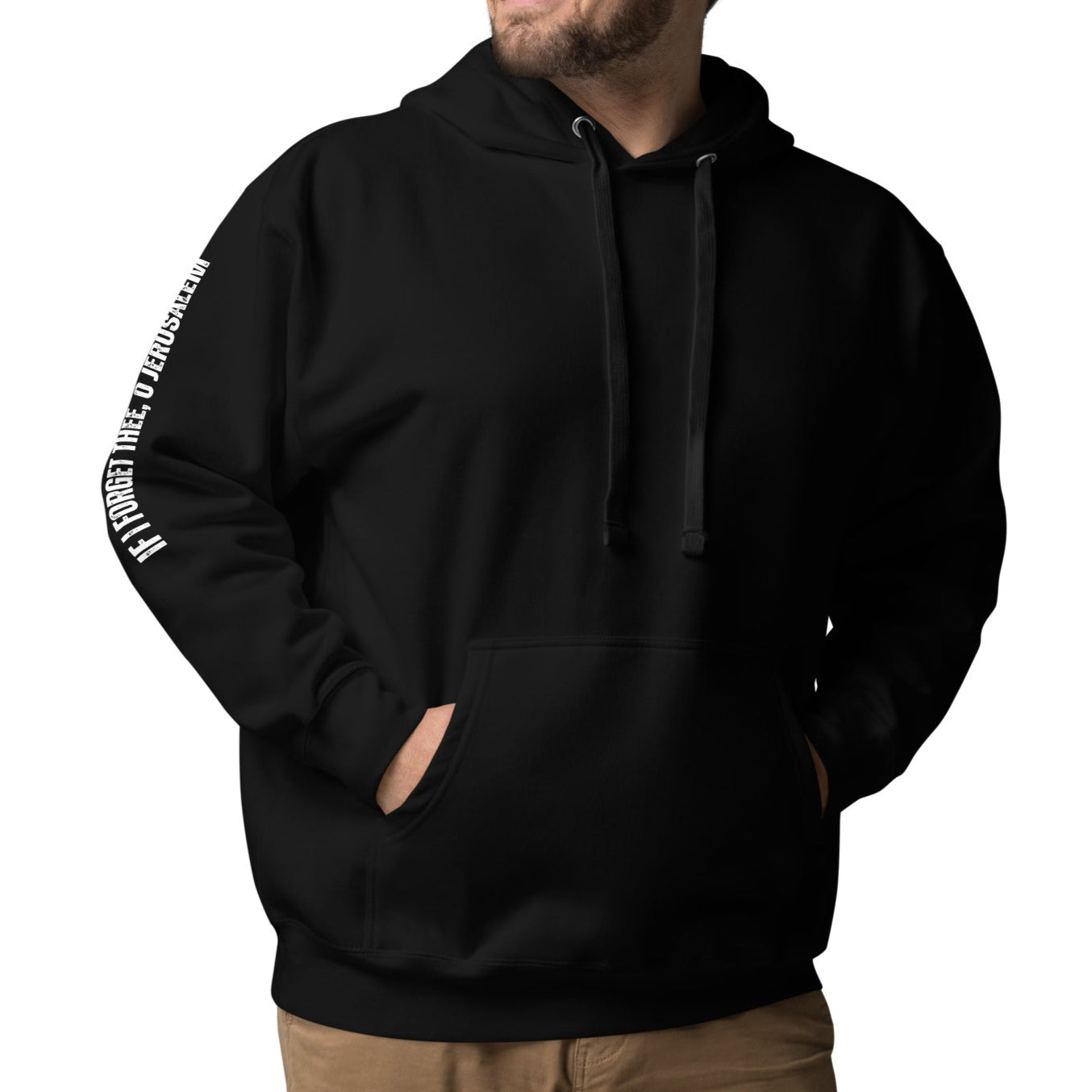 Im Eshkachech Yerushalayim – Unisex Premium Hoodie - If I forget thee