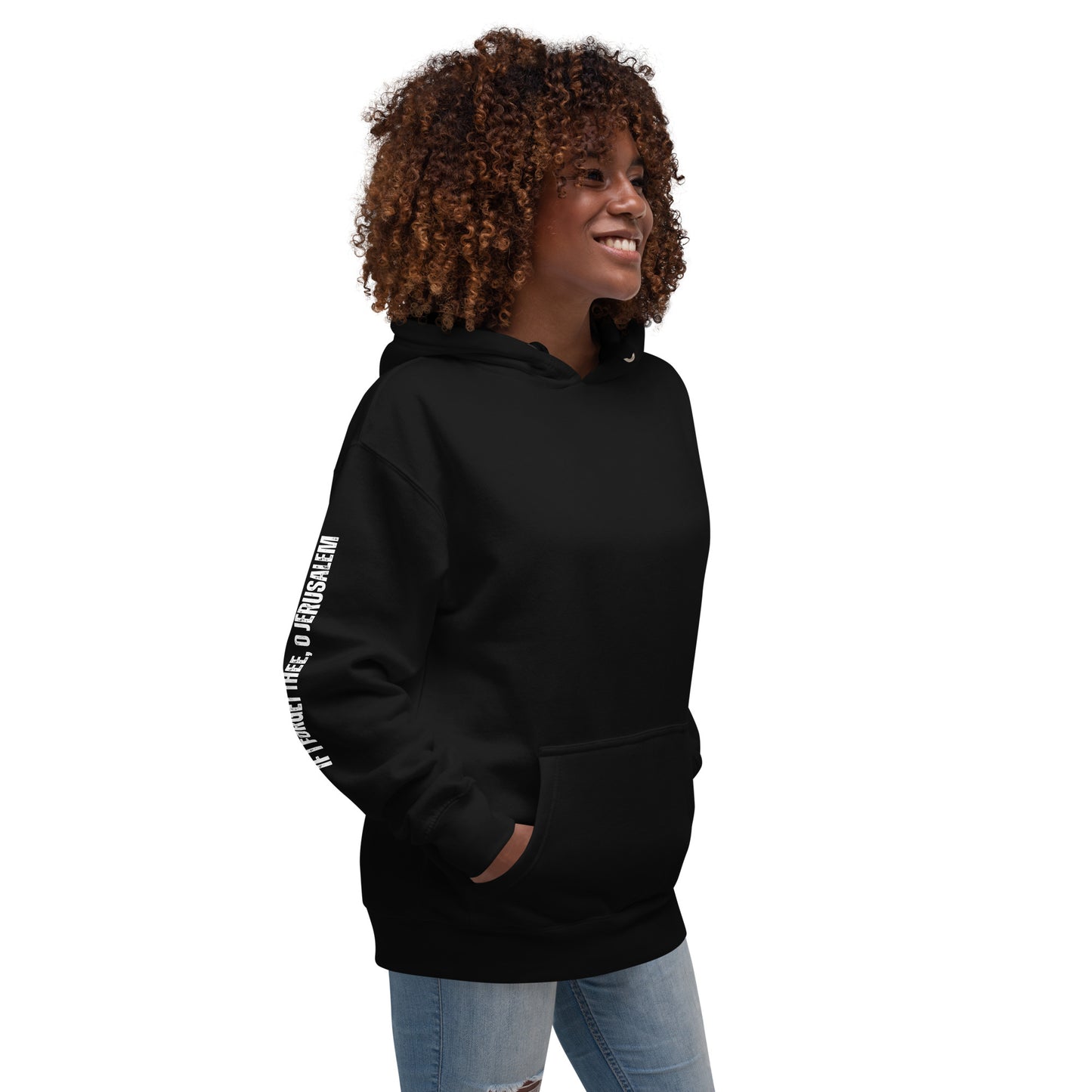 Im Eshkachech Yerushalayim – Unisex Premium Hoodie - If I forget thee