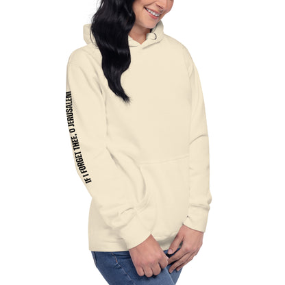 Im Eshkachech Yerushalayim – Unisex Premium Hoodie - If I forget thee
