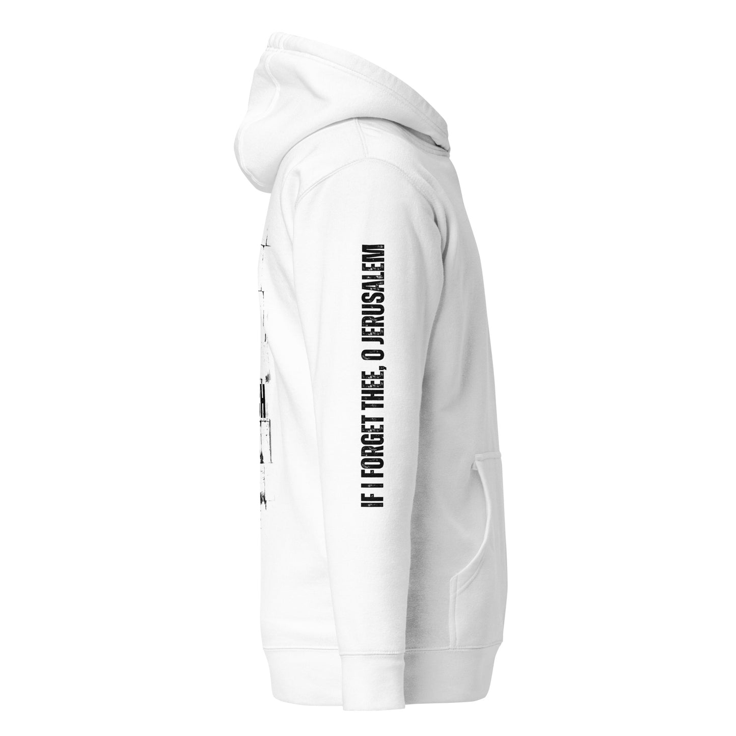 Im Eshkachech Yerushalayim – Unisex Premium Hoodie - If I forget thee