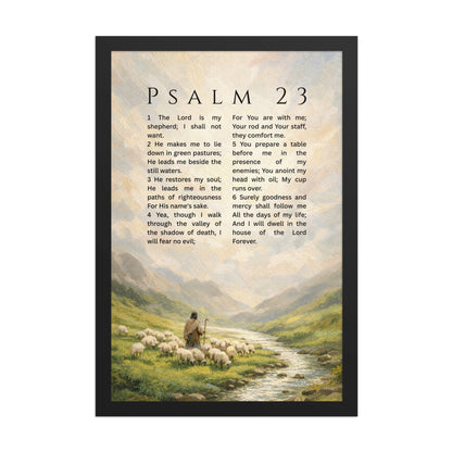 Psalm 23 – Fine Art Print – "The Lord is my Shepherd"