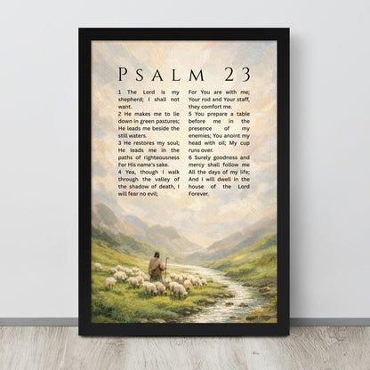 Psalm 23 – Fine Art Print – "The Lord is my Shepherd"
