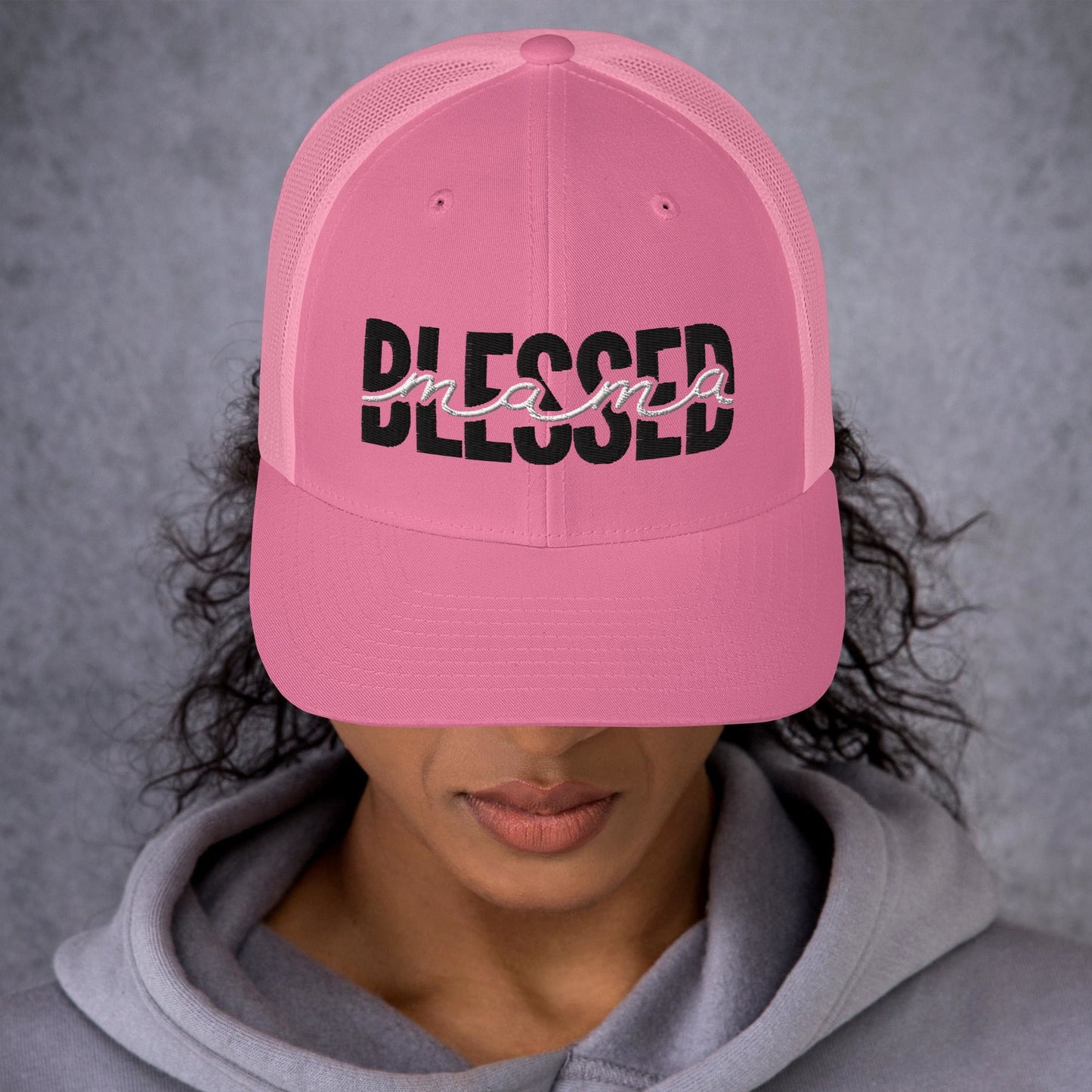 Blessed Mama | bestickte Trucker-Cap - Geschenk für eine Mutter
