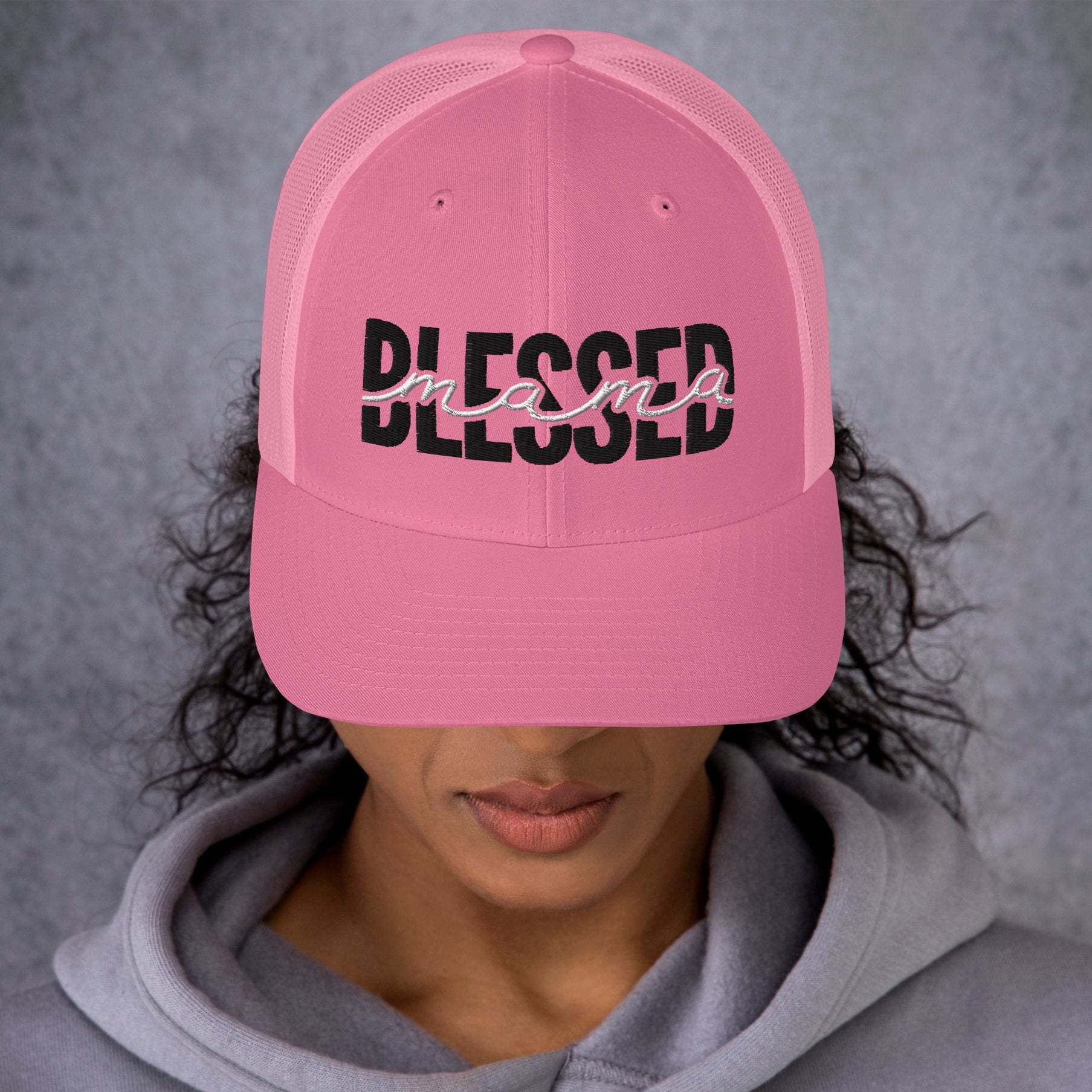 Blessed Mama | bestickte Trucker-Cap - Geschenk für eine Mutter