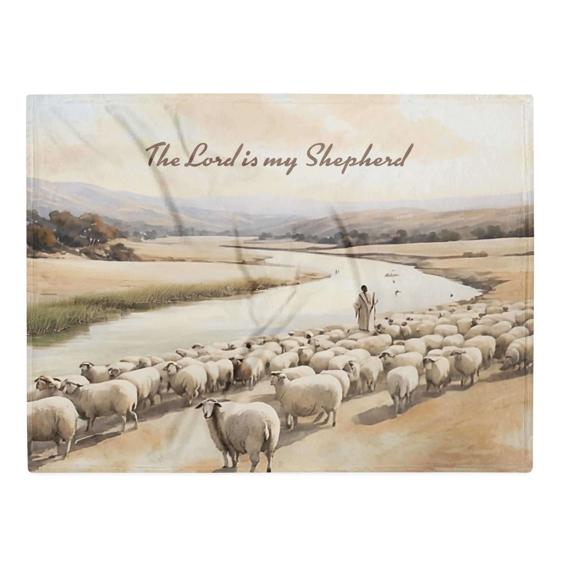 The Lord is my Shepherd - Throw Blanket