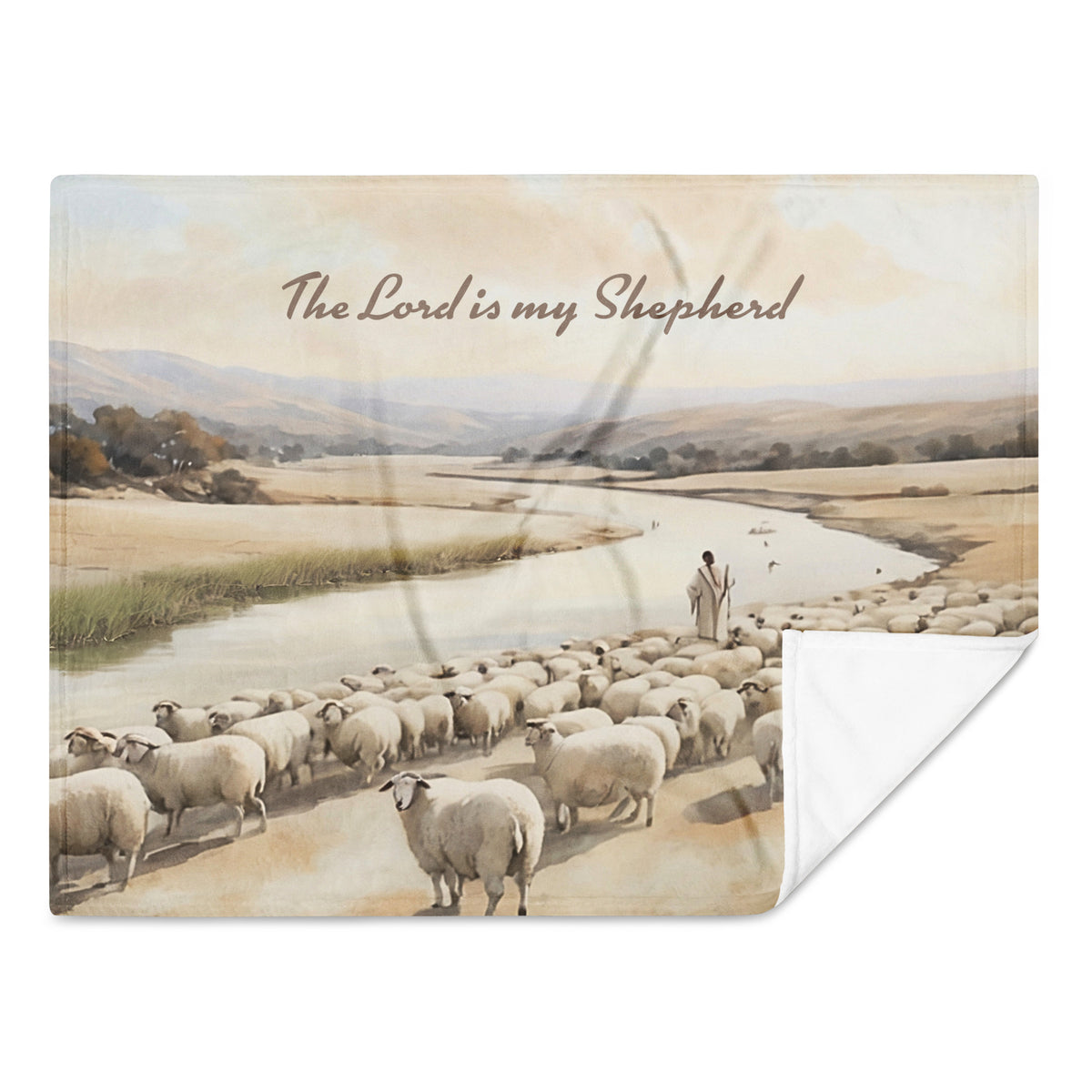 The Lord is my Shepherd - Throw Blanket