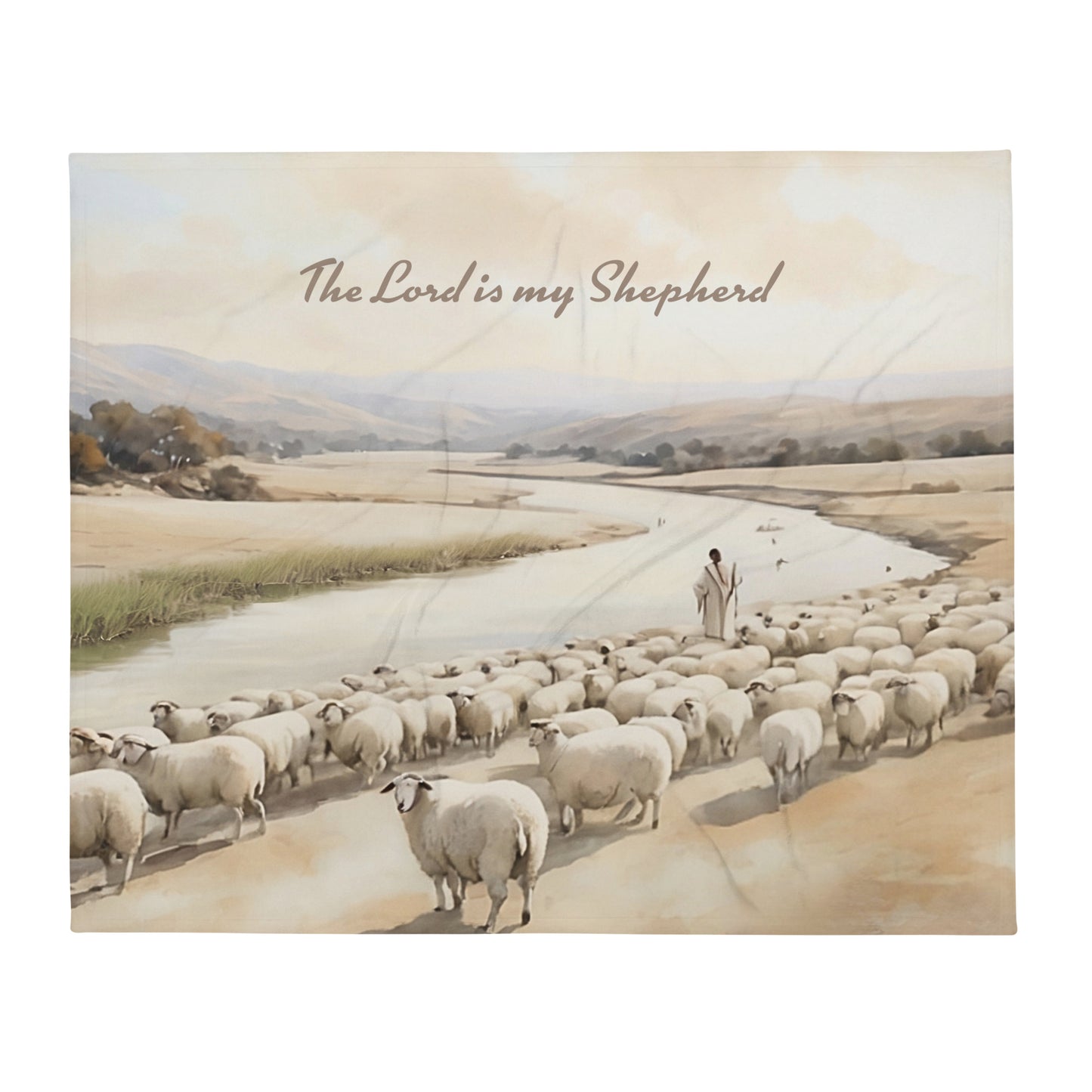 The Lord is my Shepherd - Throw Blanket
