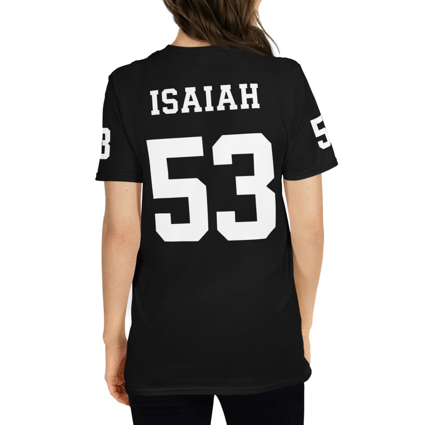 ISAIAH 53 – American Football Jersey Style T-Shirt