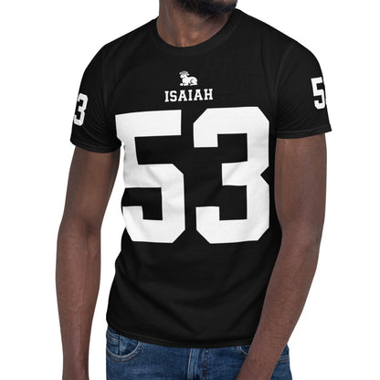 ISAIAH 53 – American Football Jersey Style T-Shirt