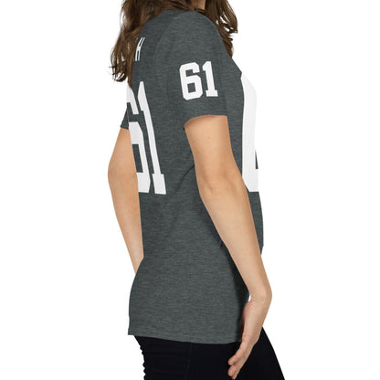 ISAIAH 61  – American Football Jersey Style T-Shirt – Unisex